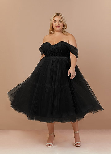 Azazie Nico Stretch Satin Dress