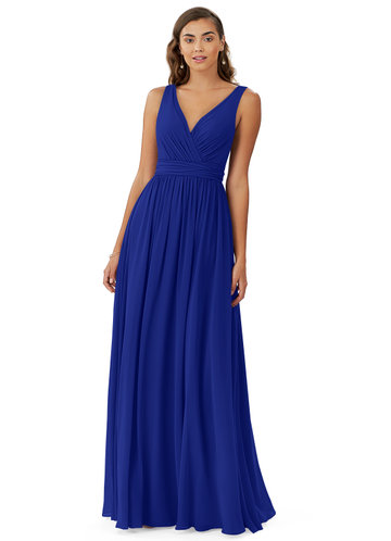 cobalt blue bridesmaid dresses short