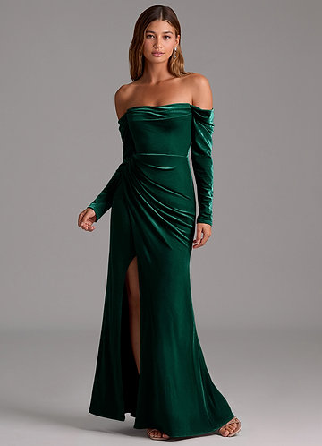 Meredith Hunter Green Maxi Dress image1