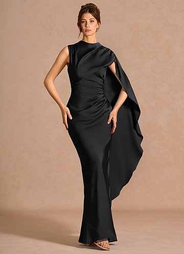 sequin dress women black Velvi - Emma Mini - Ruched Homecoming Dress - Allover sequin fabric with dresser pulls Size:14.5 A-line Black Dress –