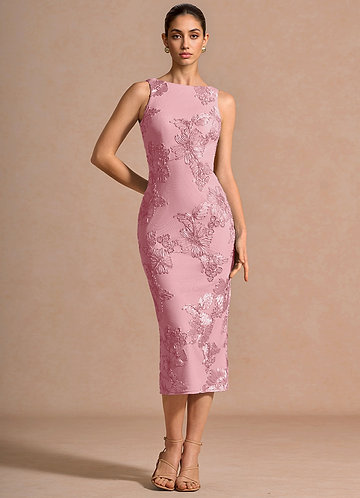 Taylin Pink Midi Dress image1