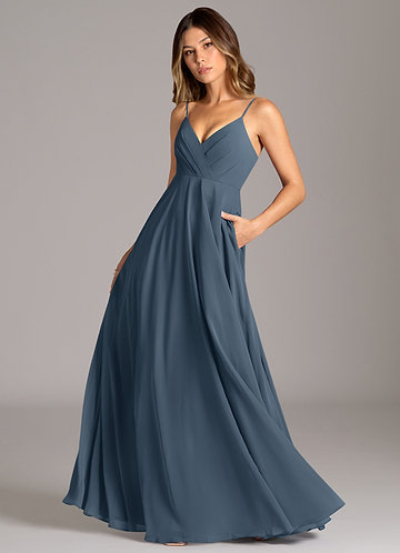 neptune color bridesmaid dresses Azazie Rorie
