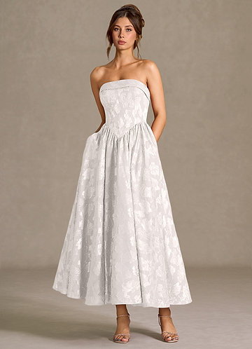 vestido Meio-dia Creme Mila image1