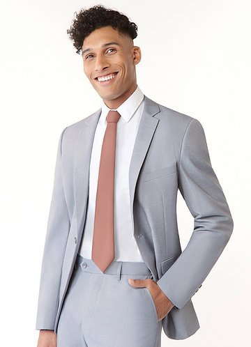 front Matte Satin Wide Tie