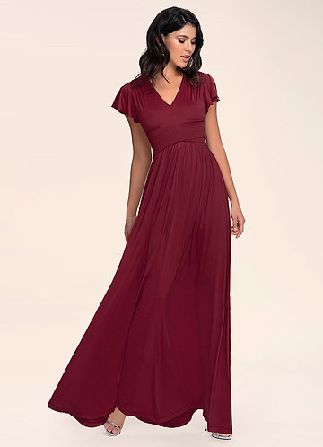 front_Blush Mark Earnest Of Style {Color} Jersey Vestido Maxi
