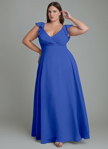 Royal Blue Plus Size Bridesmaid Dresses