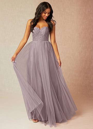 Dusk purple bridesmaid outlet dresses