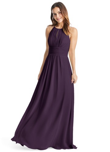 Plum and Turquoise Wedding Dress
