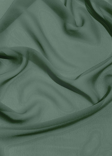 front Azazie Eucalyptus Chiffon Fabric By the Yard