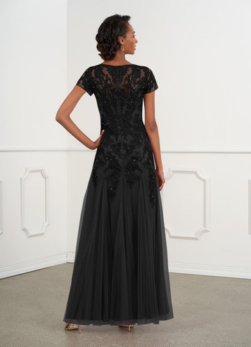 black dresses for mother of the bride