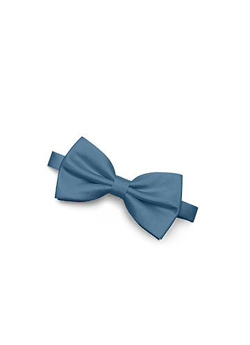 front Matte Satin Pre-Tied Bow Tie