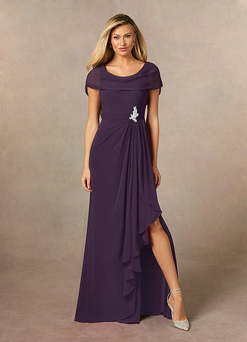 purple mother of the bride dresses