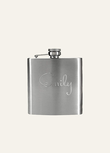 front Personalized Flasks For Bridesmaid Gifts