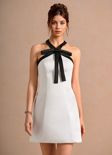 Eira White Mini Dress image1