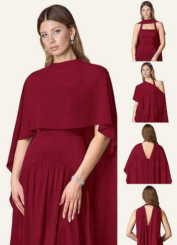 front Matchande färg Multi Style Evening Sheer Sjal