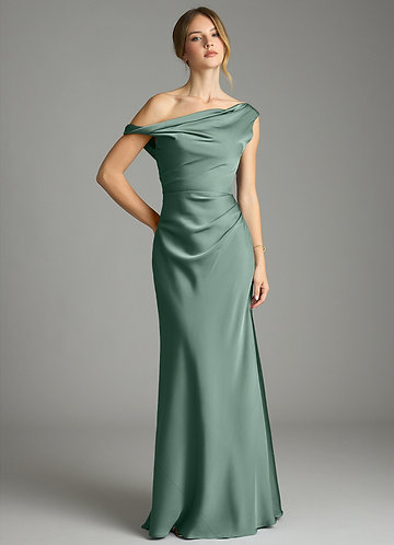 blue dress for baby girl Green Gemstone Corset Gown– Teuta Matoshi main image 1