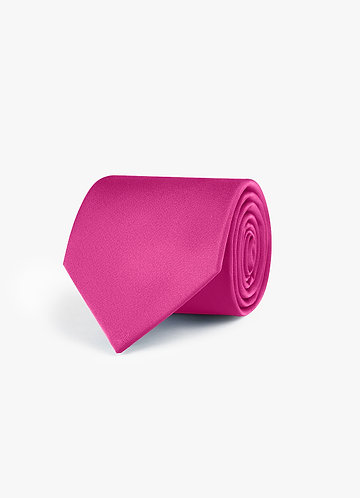 front Stretch Satin Wide Tie