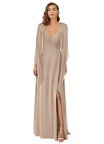 front Azazie Matching Color Ireland Chiffon Shawl