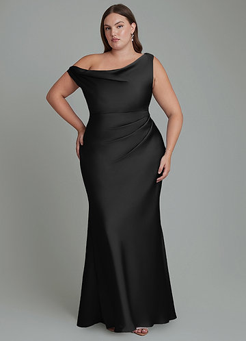 bubble hem midi dress PINCH Brielle Solid (Navy) L Size:pm Creator Selection The oversized front bow Papell Boutique Evening Silk