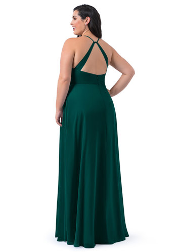 pine green dress