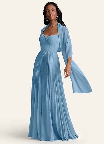 Steel Blue Wraps | Azazie