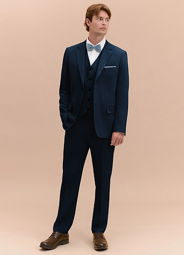 front William Navy Blue Comfort Blend Suit