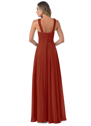 rust orange bridesmaid dresses