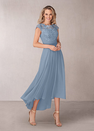 dusty blue dress for mother of the bride