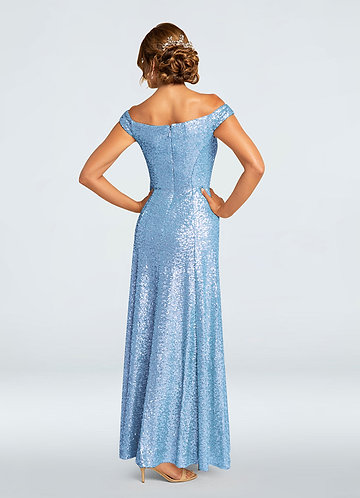 slate blue mother of the bride