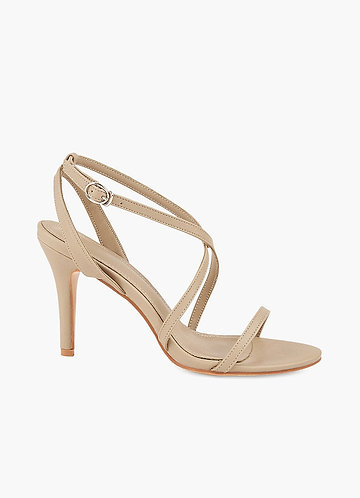 front Strappy Stiletto Heels