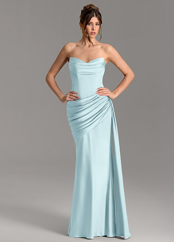 ladies teal dress Professional Donna | luxe bodysuit a blend of sophistication Royal blue prom/homecoming dress! size:Unstitched