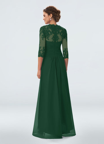 mother of the bride dresses hunter green