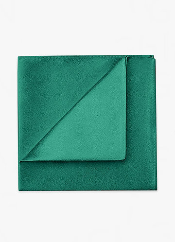 front Metallic Satin Pocket Square