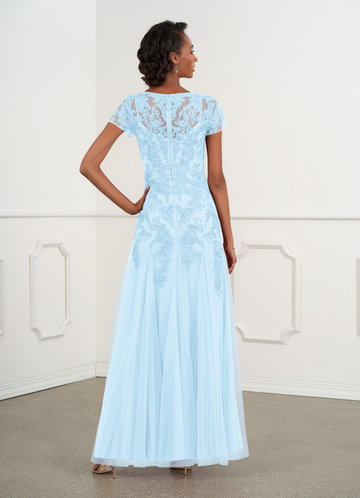 sky blue mother of the bride outfits