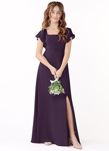 Plum Junior Bridesmaid Dresses | Azazie
