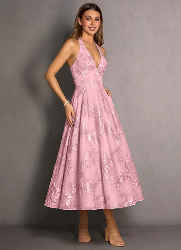 Isabeau Pink Maxi Dress image1