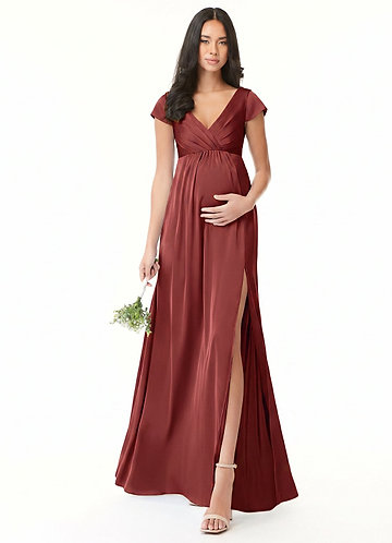 the attico brown dress Dark maxi Hat color:Pink and mohair Inner Gown Army Shoulder Cords |