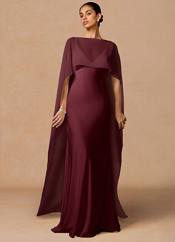 Primrose Maxi Klänning Vin front