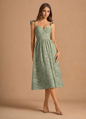 Camila Pistachio Midi Dress image1