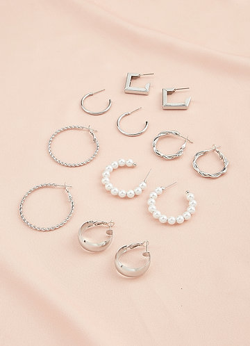 front Versatile Earrings Set of 6