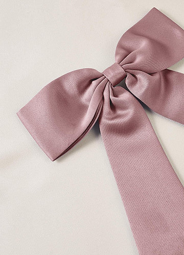 front Matching Color Bow Hair Clip