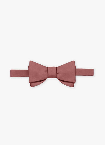 front Stretch Satin Bow Tie