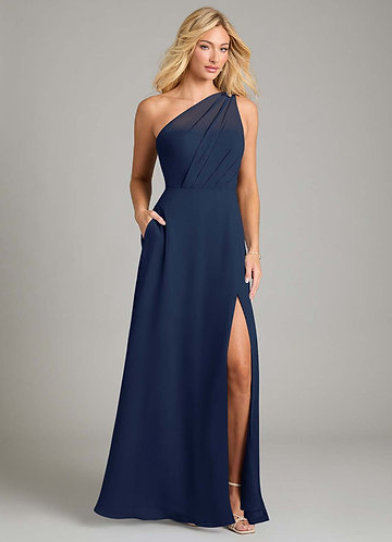 navy blue bridesmaid dresses with orange flowers 9.4 inch wide Navy Blue & Burnt Orange Bridesmaid Bouquet