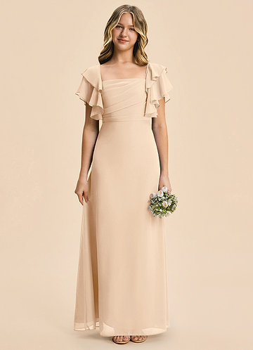 Sand Junior Bridesmaid Dresses