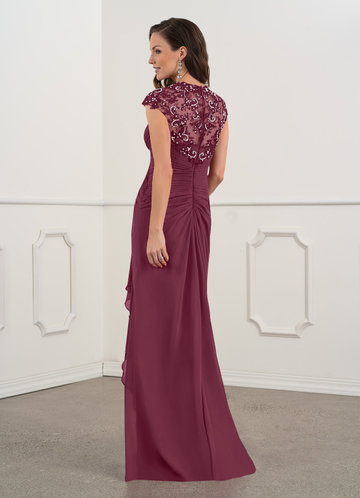 mulberry mother of the bride dress