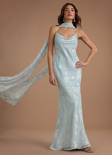 Kleid Yulia Nebelblau image1