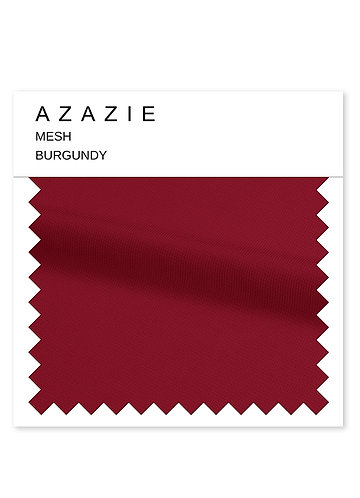 front Azazie Mesh Swatch Bourgogne