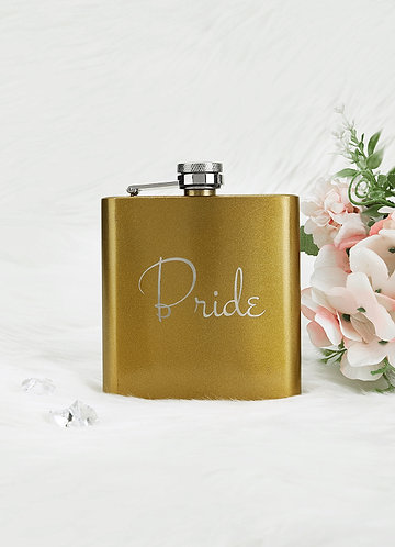 front Personalized Flasks For Bridesmaid Gifts