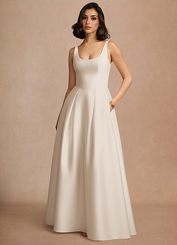 suknia Krem Maxi Olivia image1