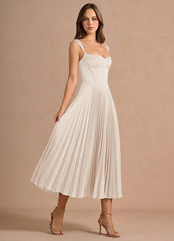 Avenelle Cream Mid Dress image1